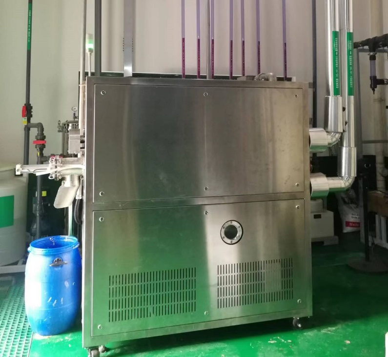 无锡某电子汽车有限九州官网登录入口ZQ-JJ-1T蒸汽低温结晶蒸发设备制程废液案例